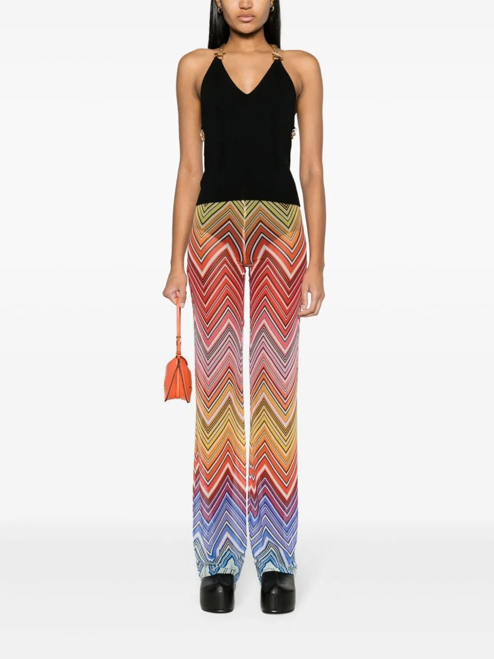 Open Back Chain Link Top