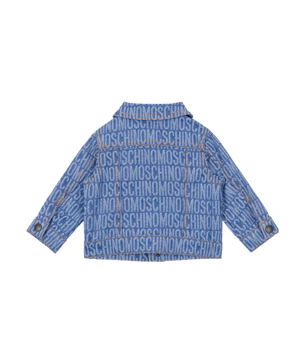 Logo Print Denim Jacket