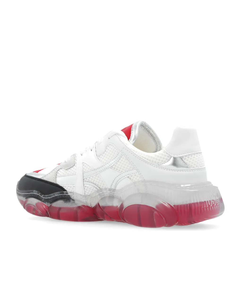 Panelled Lace-Up Sneakers