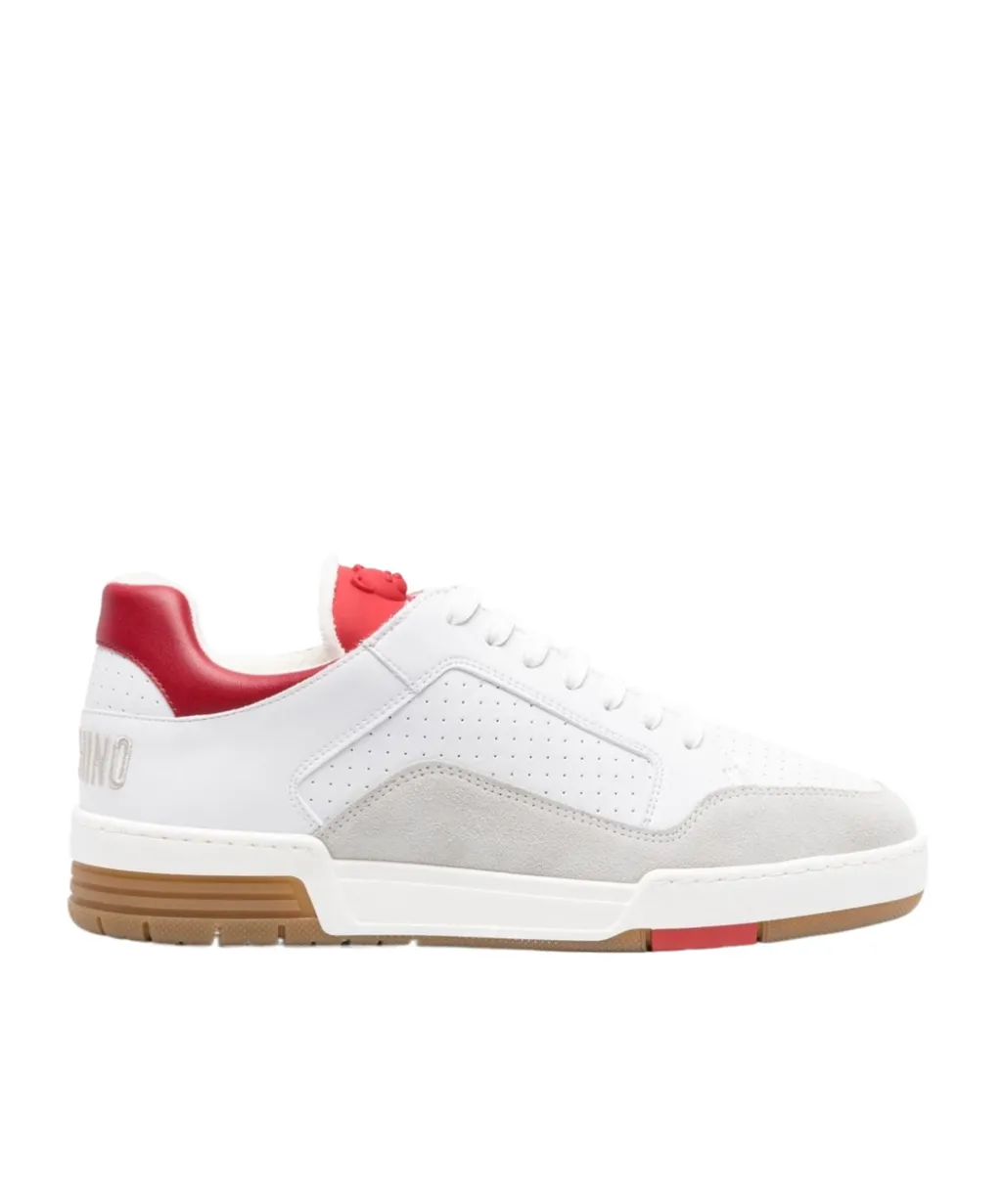 Logo-Embroidered Lace-Up Sneakers