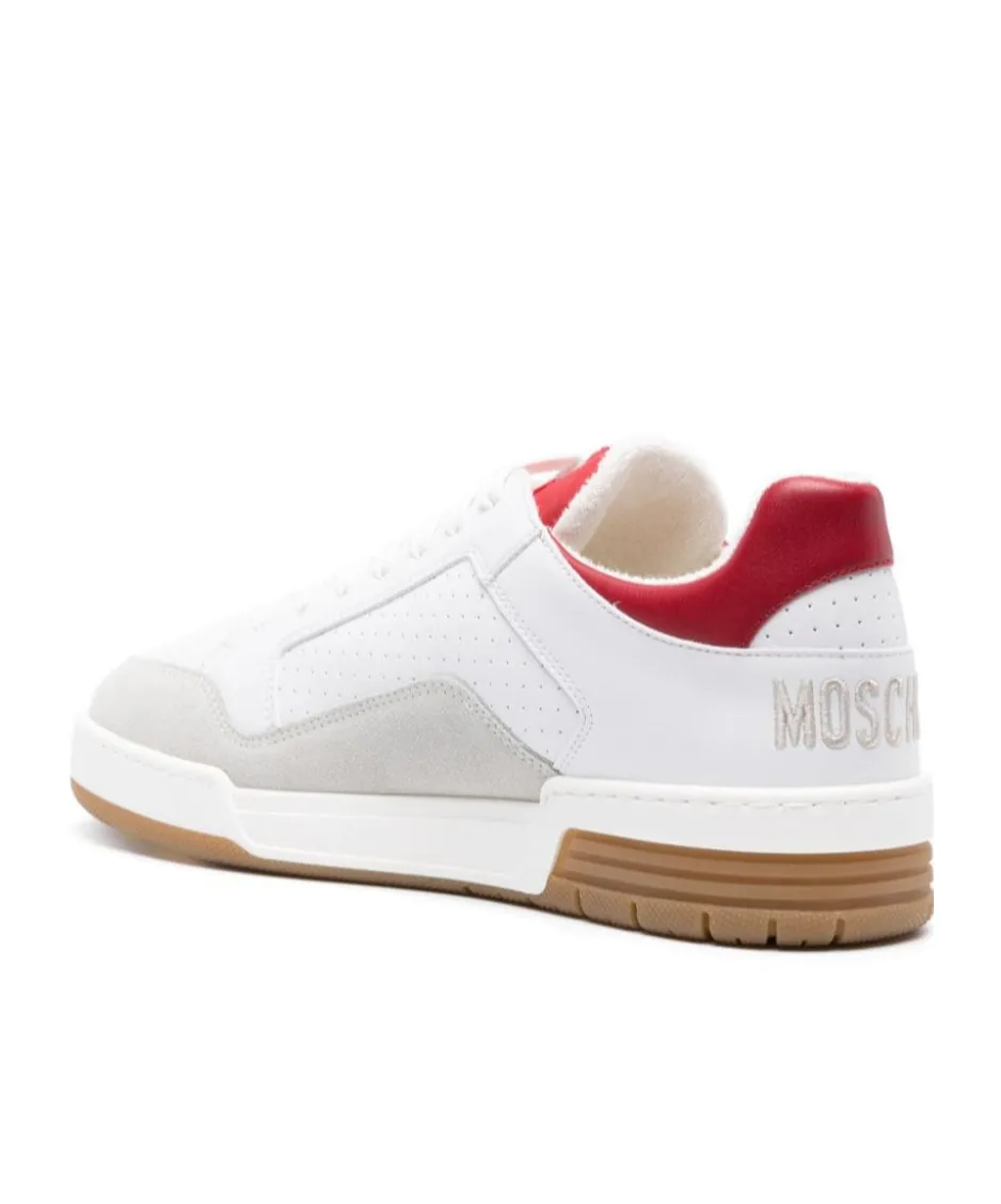 Logo-Embroidered Lace-Up Sneakers