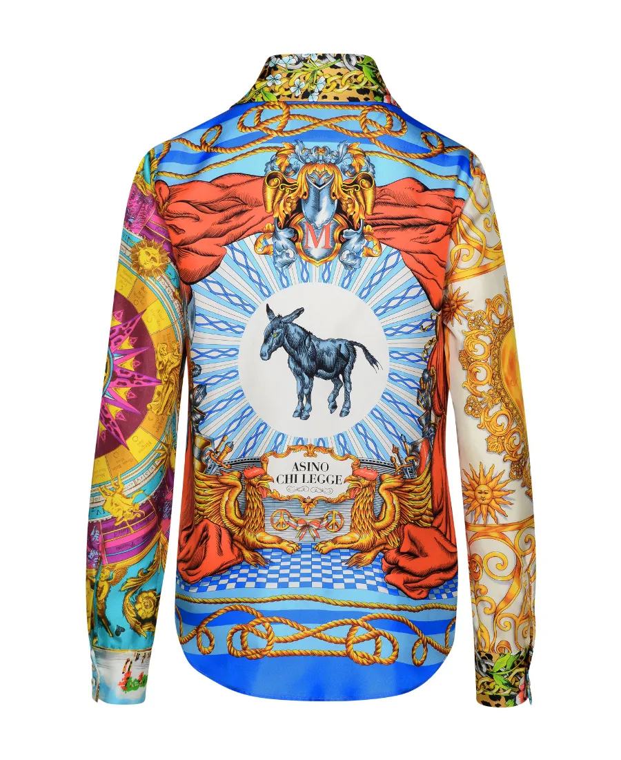 All-Over Graphic Printed Buttoned Shirt