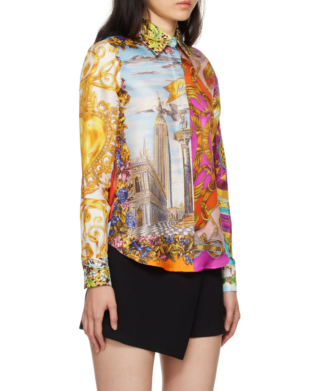 All-Over Graphic Printed Buttoned Shirt