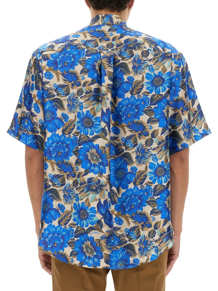 Floral Pattern Short Sleeve Shirt
