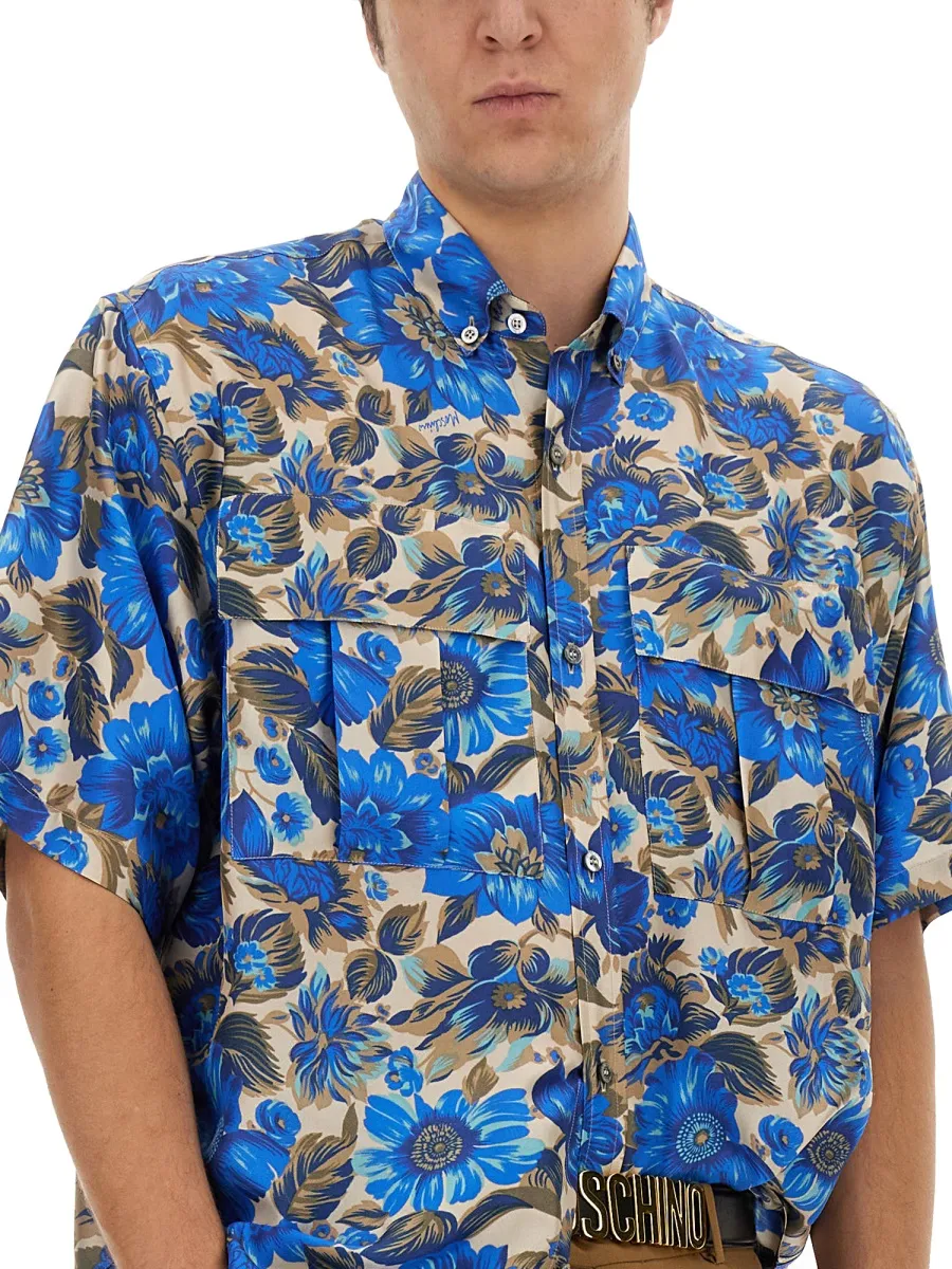 Floral Pattern Short Sleeve Shirt