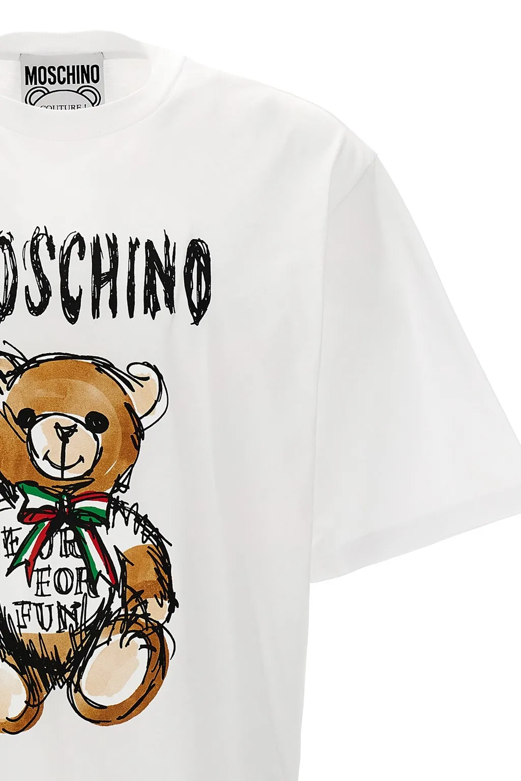 Teddy Bear-Print Cotton T-Shirt