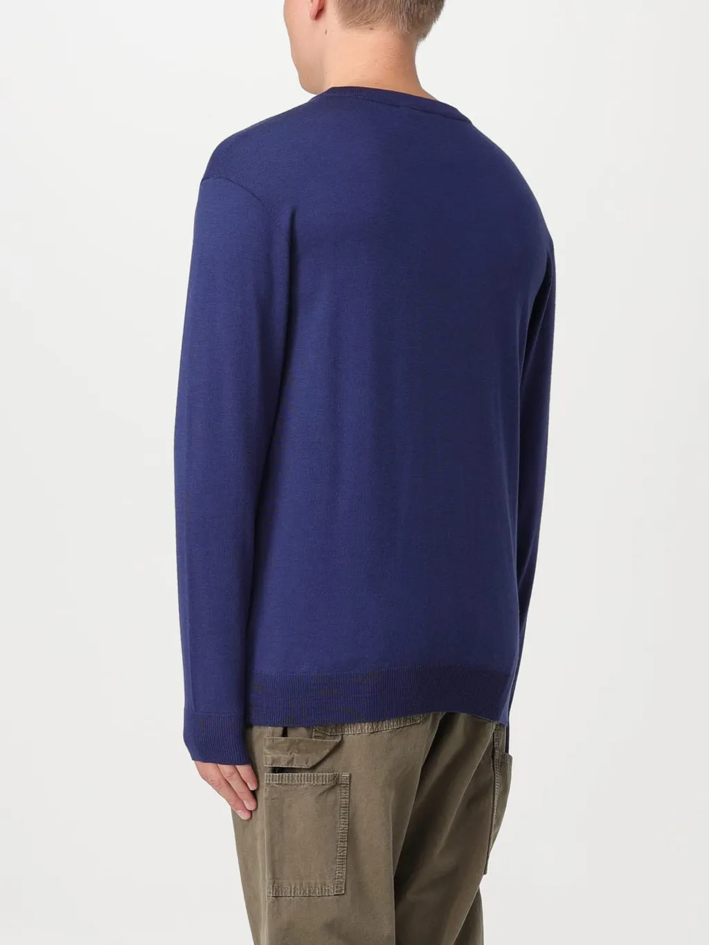 Teddy Bear Embroidered Crewneck Sweater