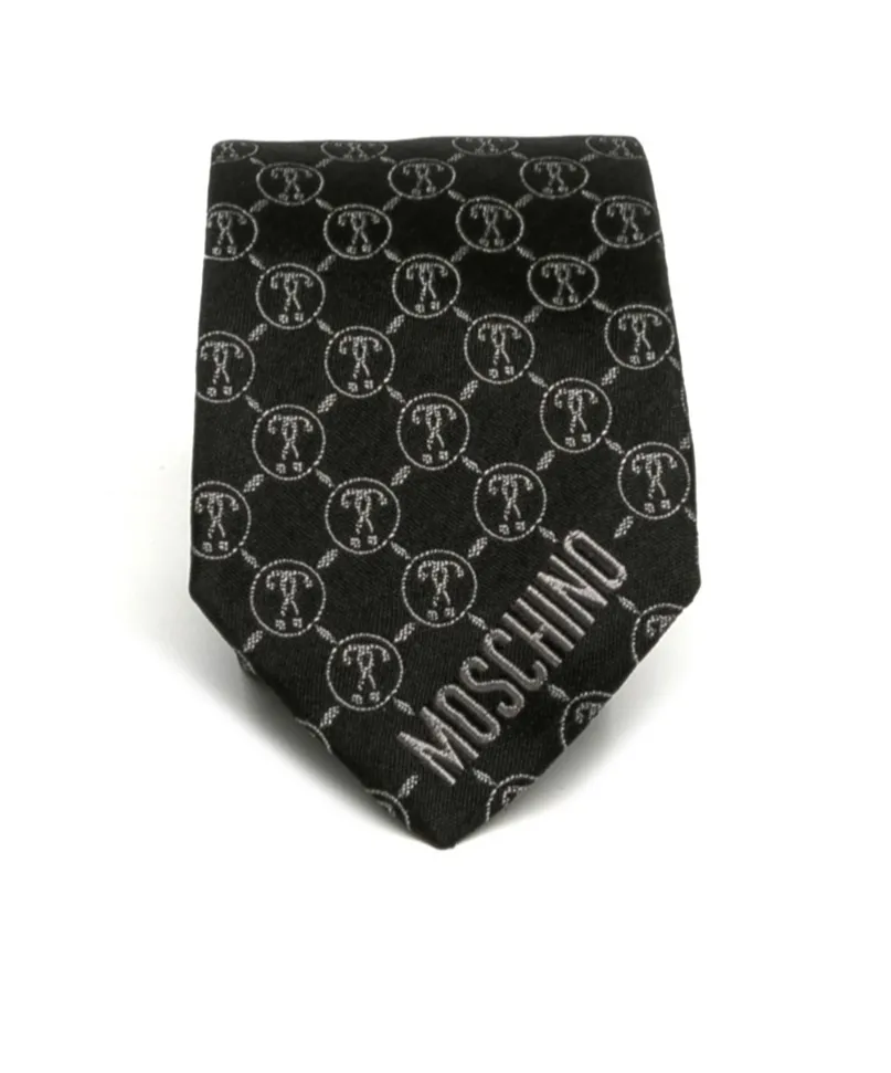 Pointed Logo Tie