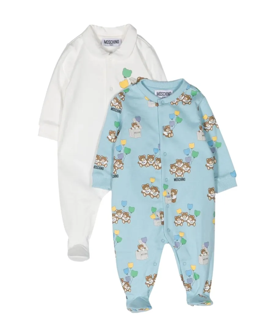 Teddy Bear Printed Jumpsuit Two-Piece