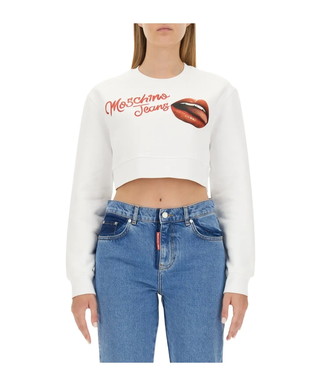 Printed Short Style Sweater