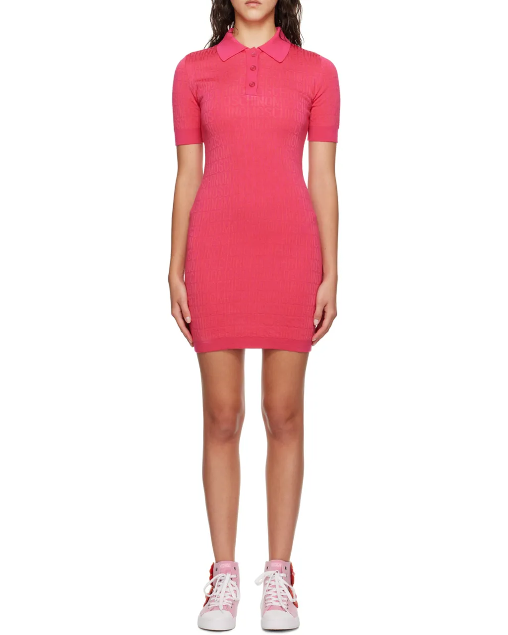 Button Short Sleeve Dress