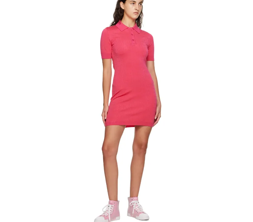 Button Short Sleeve Dress