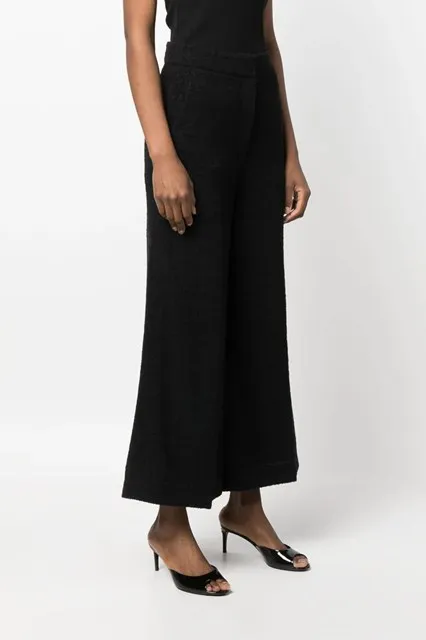 Bouclè Cropped Pants