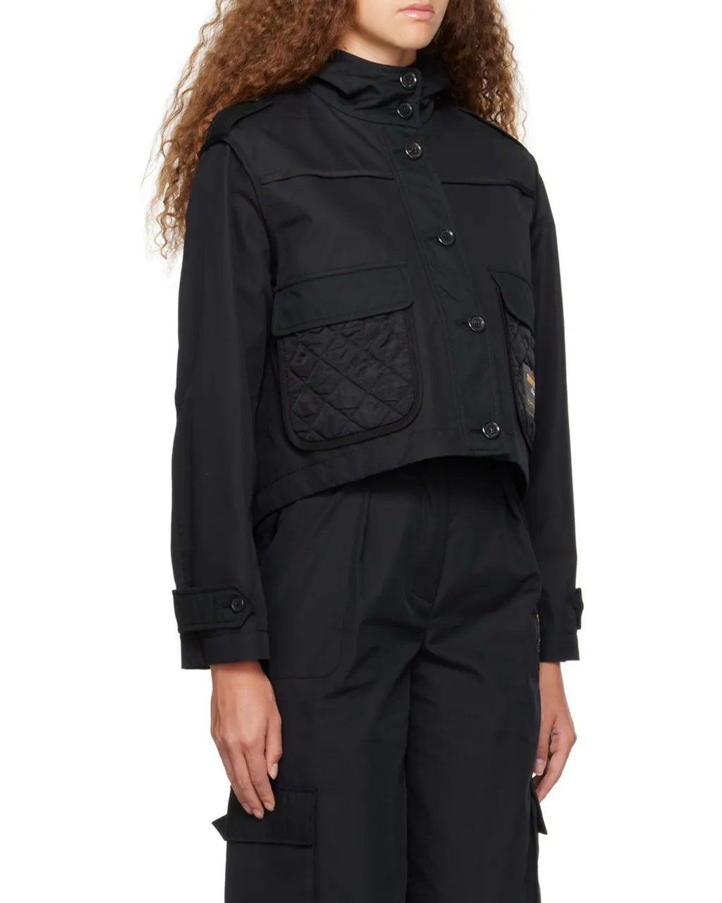 Long-Sleeved Spliced Casual Jacket