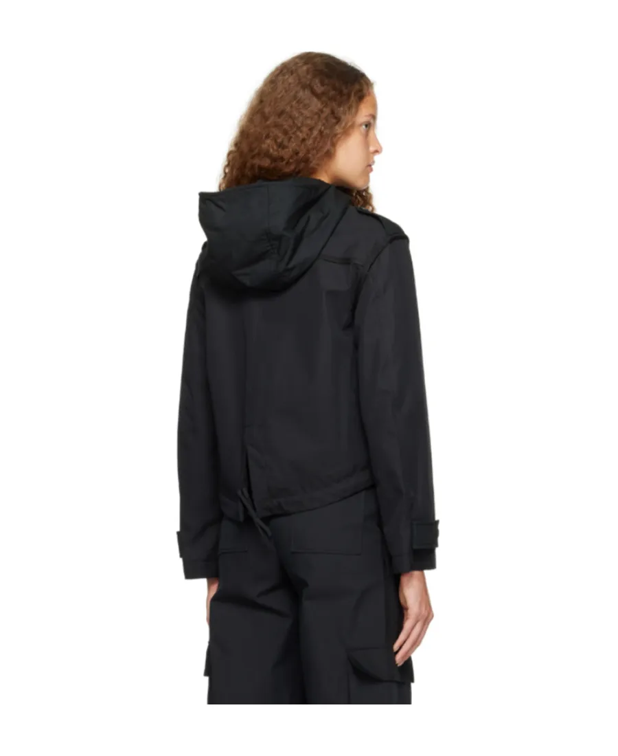 Long-Sleeved Spliced Casual Jacket
