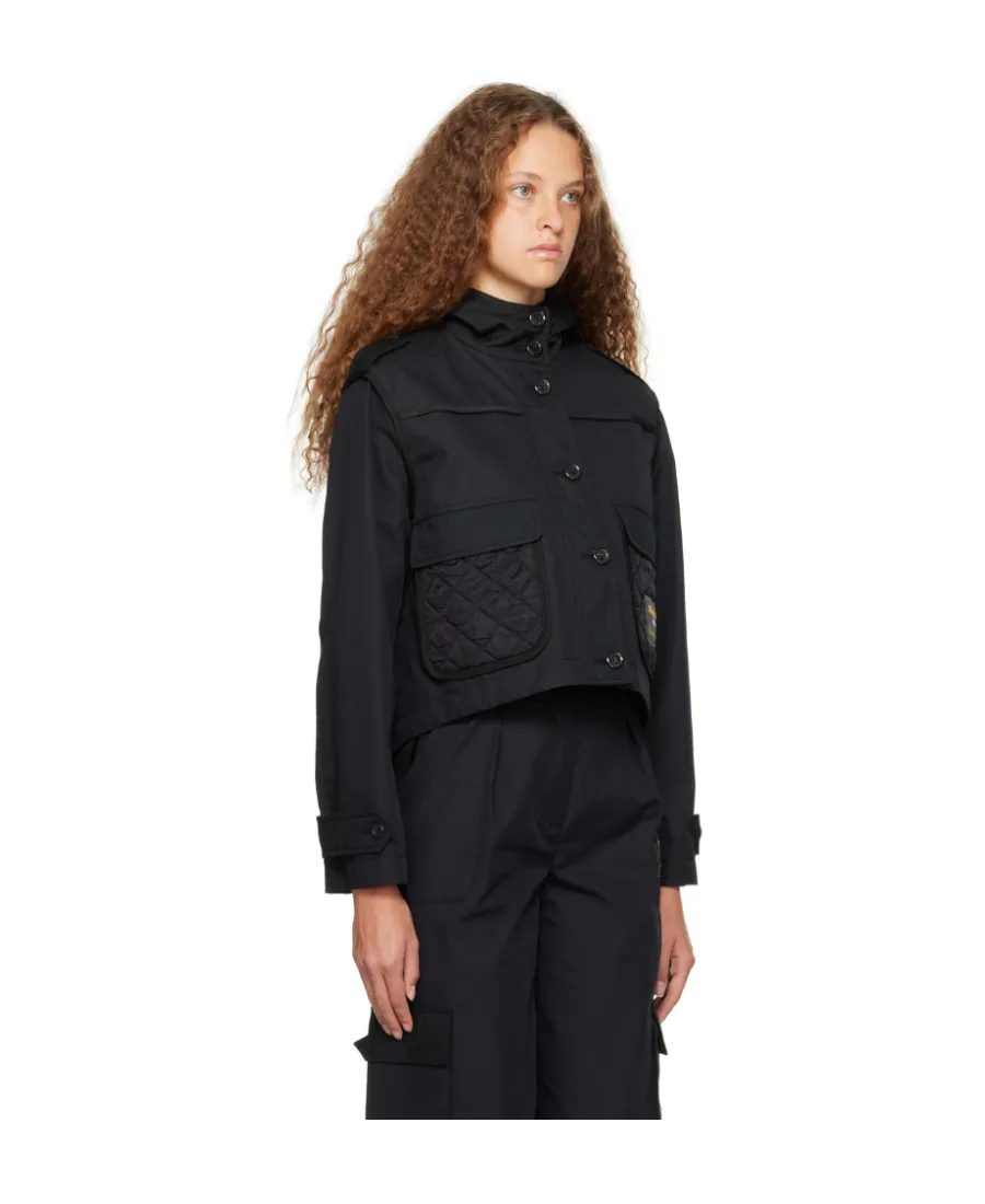 Long-Sleeved Spliced Casual Jacket