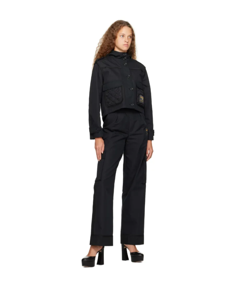 Long-Sleeved Spliced Casual Jacket