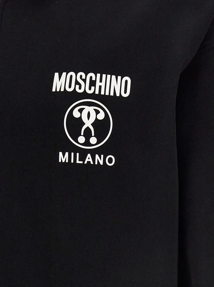 Double Question Mark Zipped Hoodie