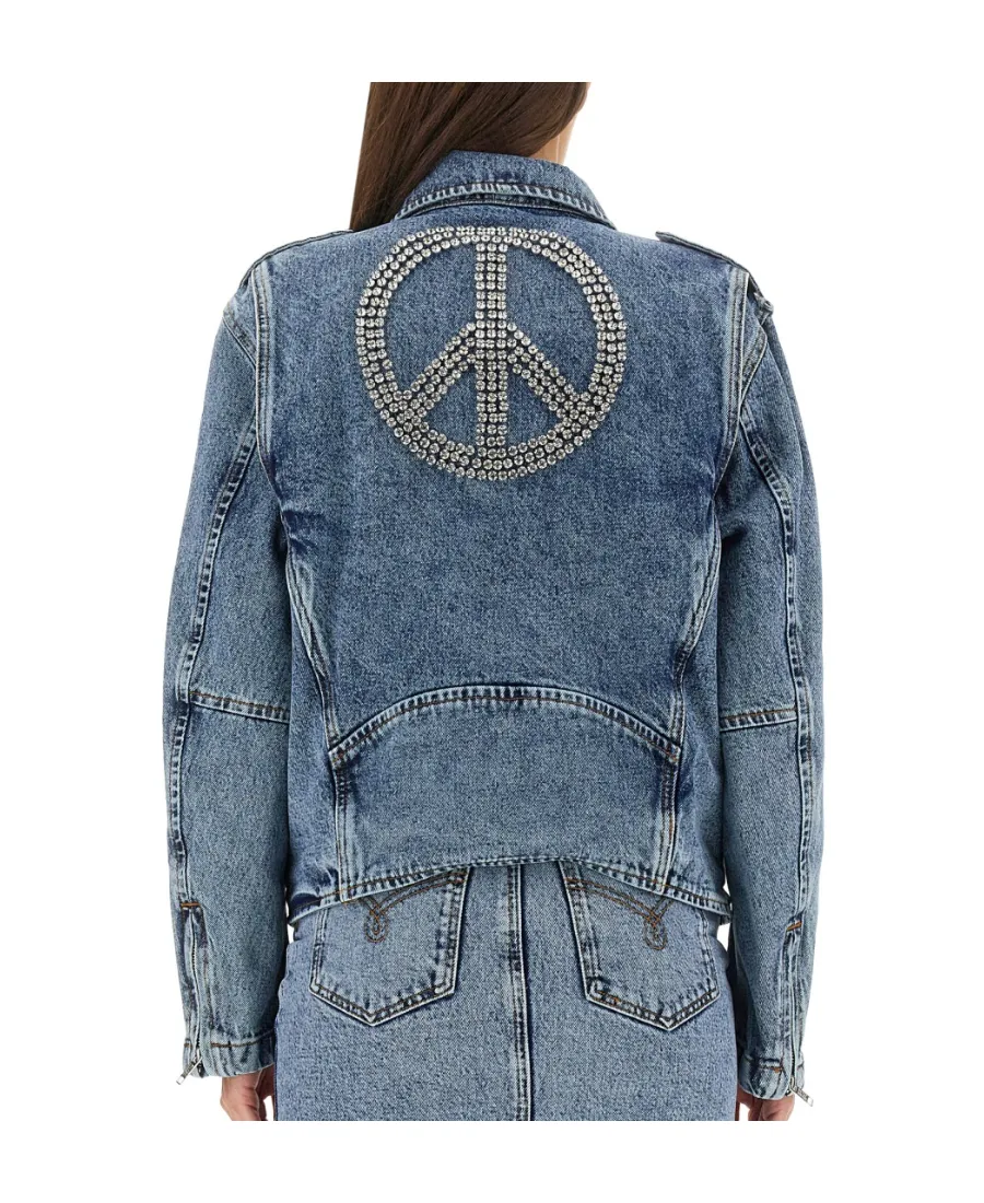 Lapel Long-Sleeved Denim Jacket