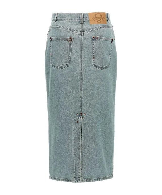 Midi Denim Skirt