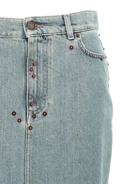 Midi Denim Skirt