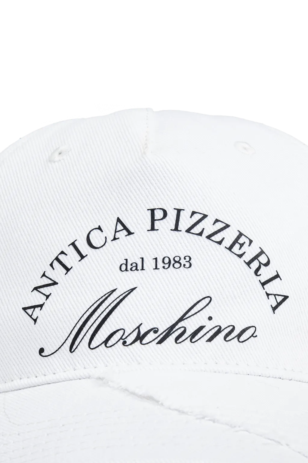 Logo-Printed Curved Peak Cap