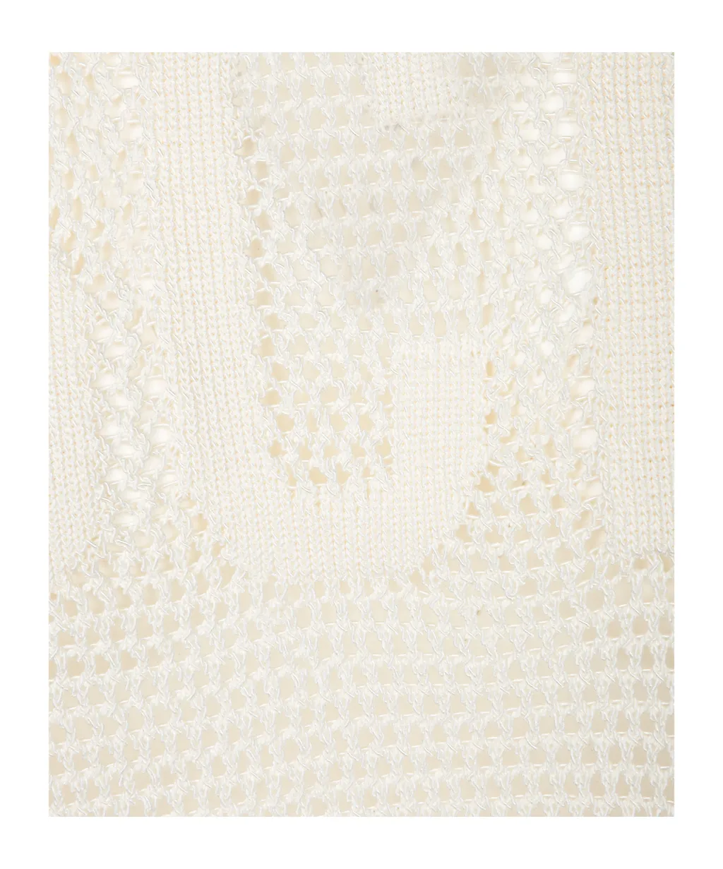 Open Knitted Crewneck Jumper