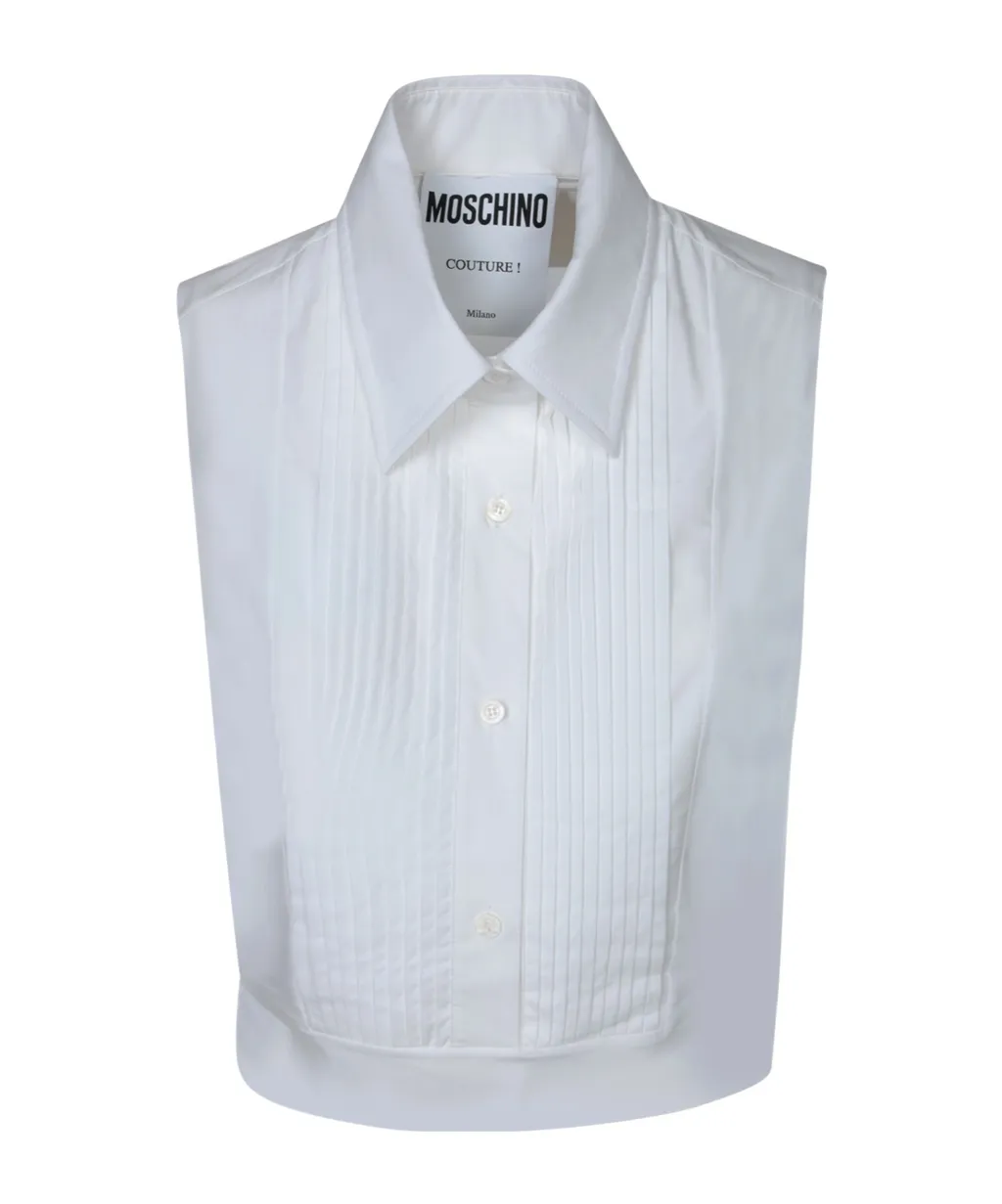Pleated Bib Top