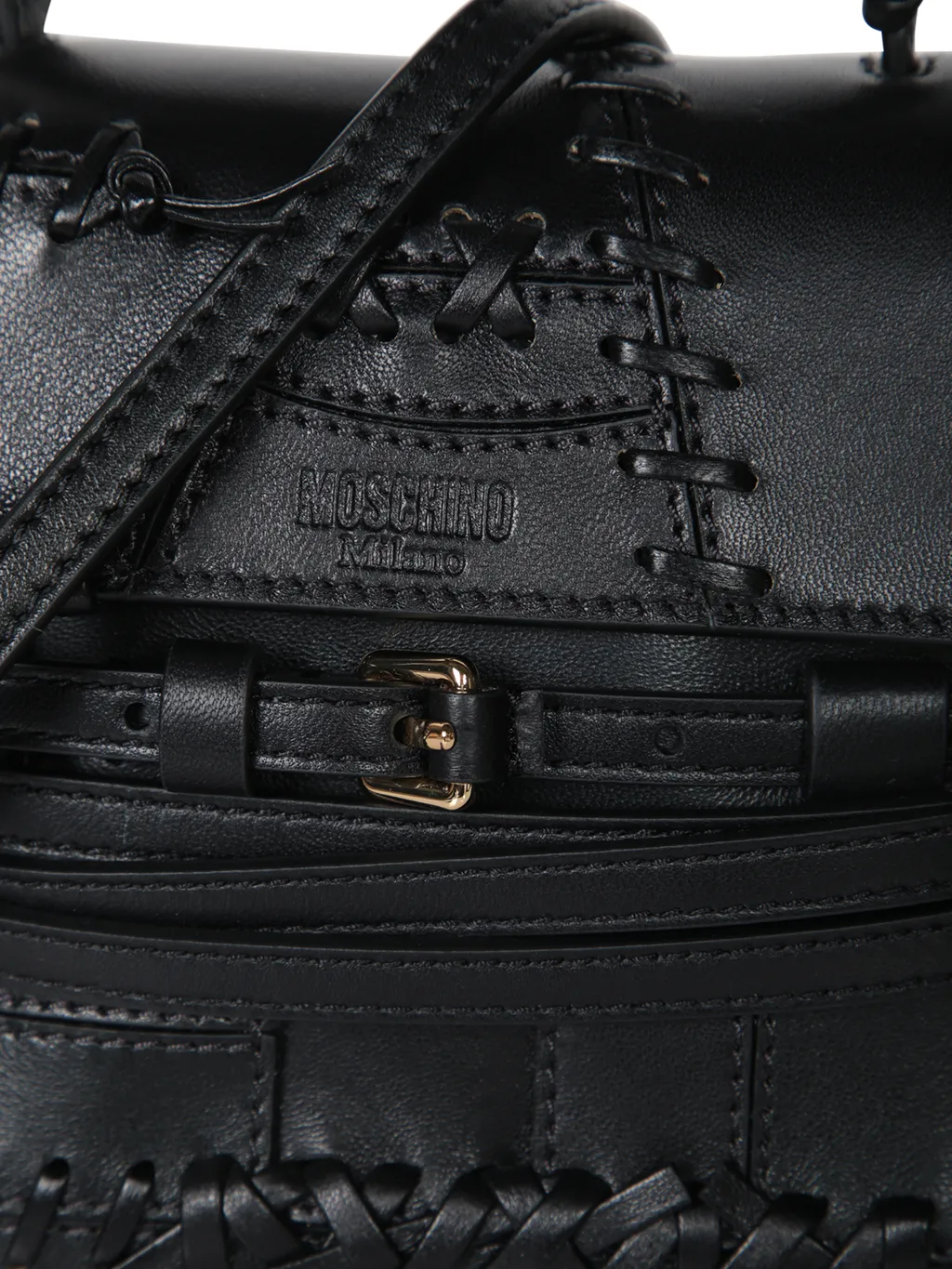 Woven Detail Shoulder Bag
