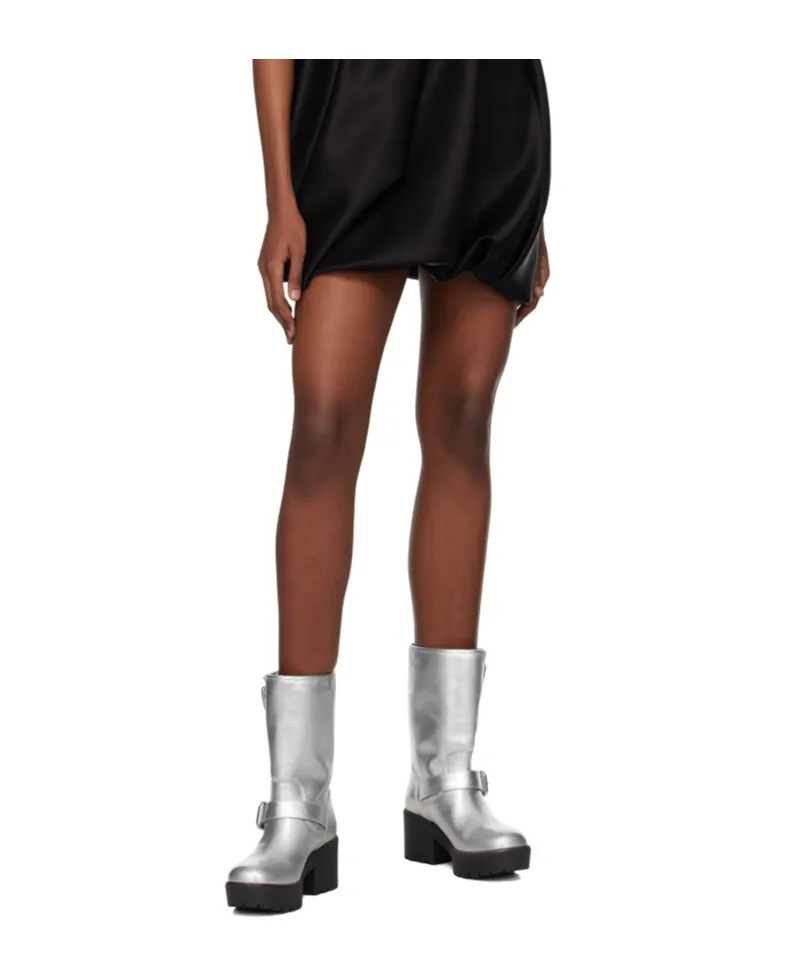 Buckle Mid-Calf Boots