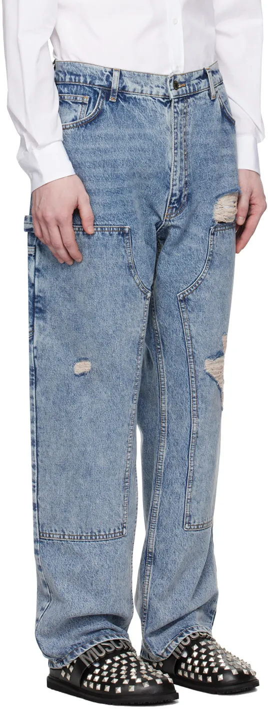 Distressed Carpenter Jeans