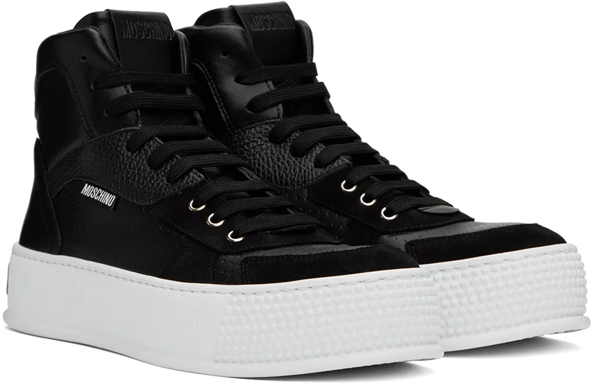 Bumps & Stripes High-Top Sneakers