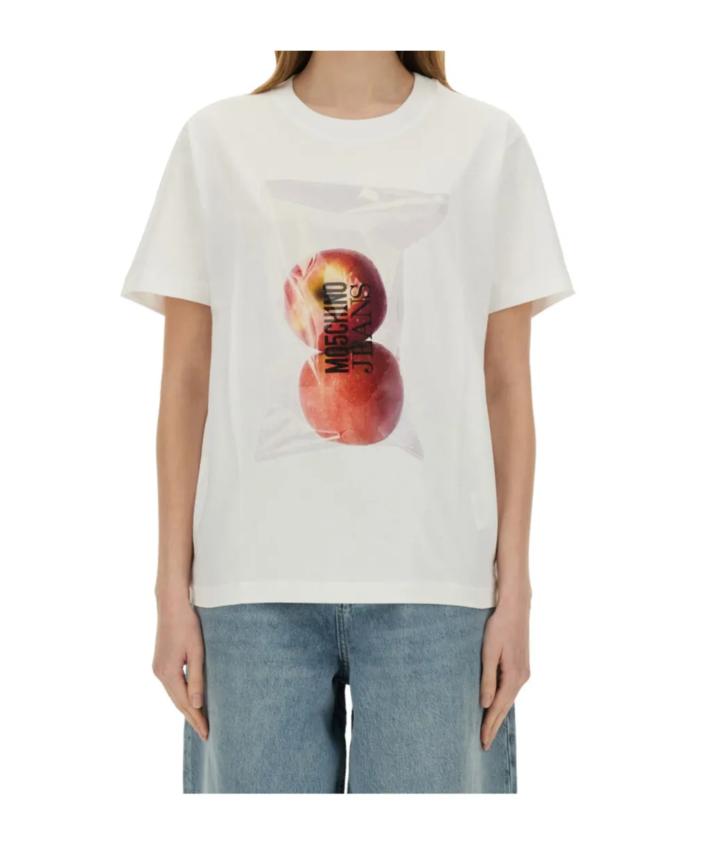 Apple Print T-Shirt