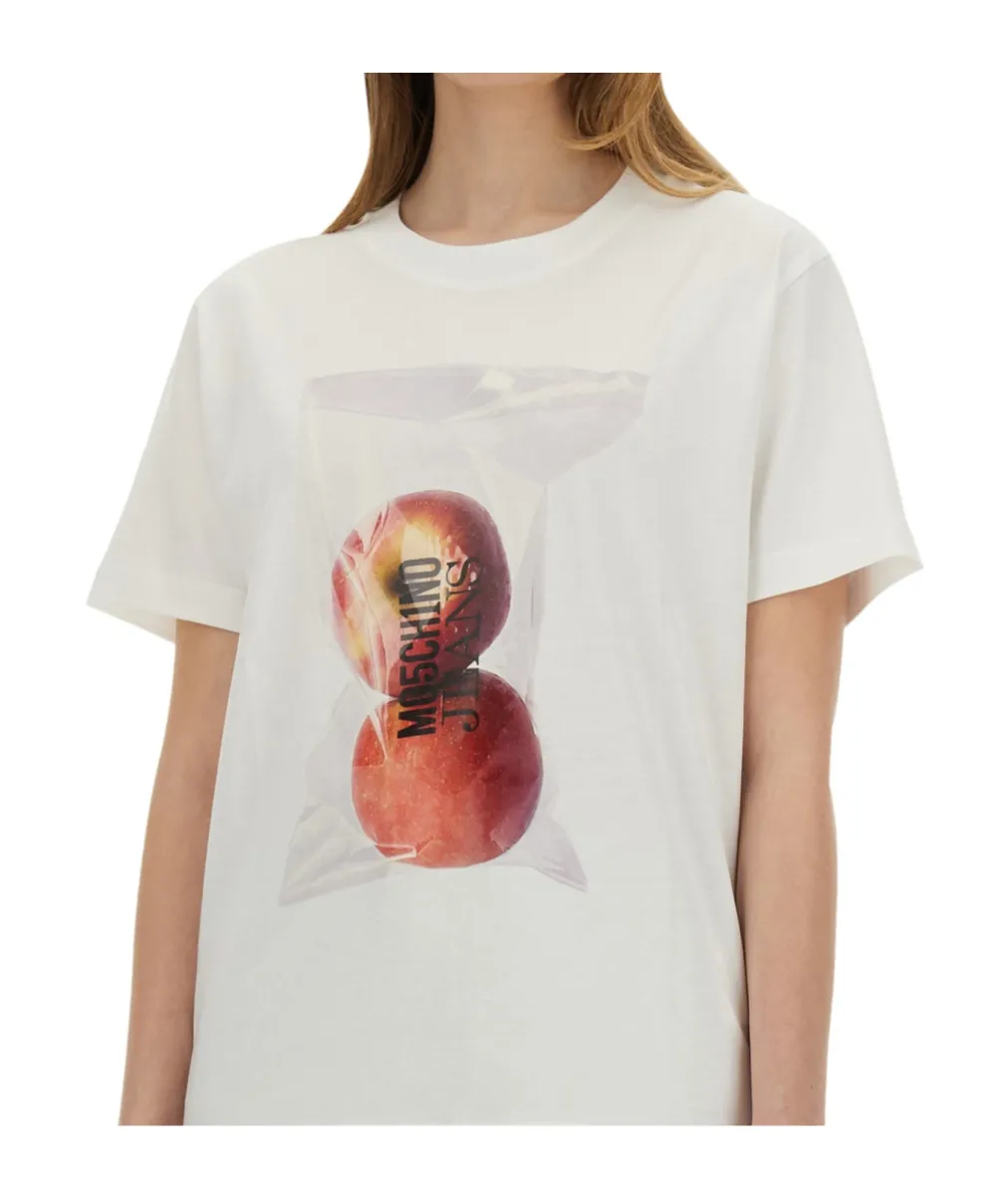 Apple Print T-Shirt