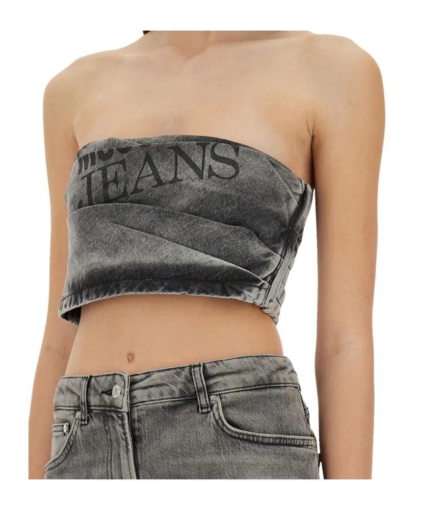 Denim Tube Top