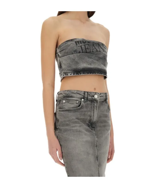 Denim Tube Top
