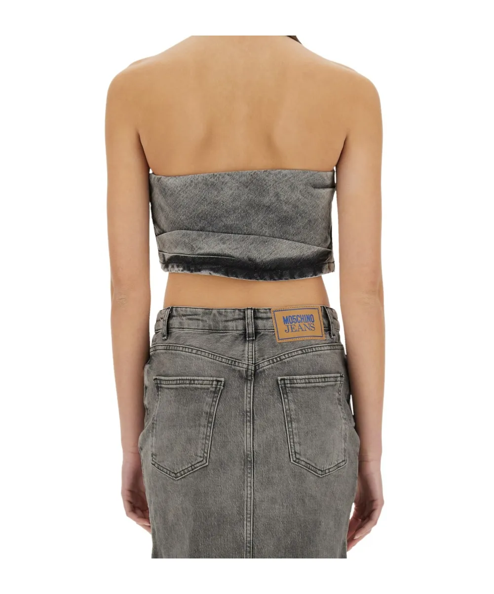 Denim Tube Top