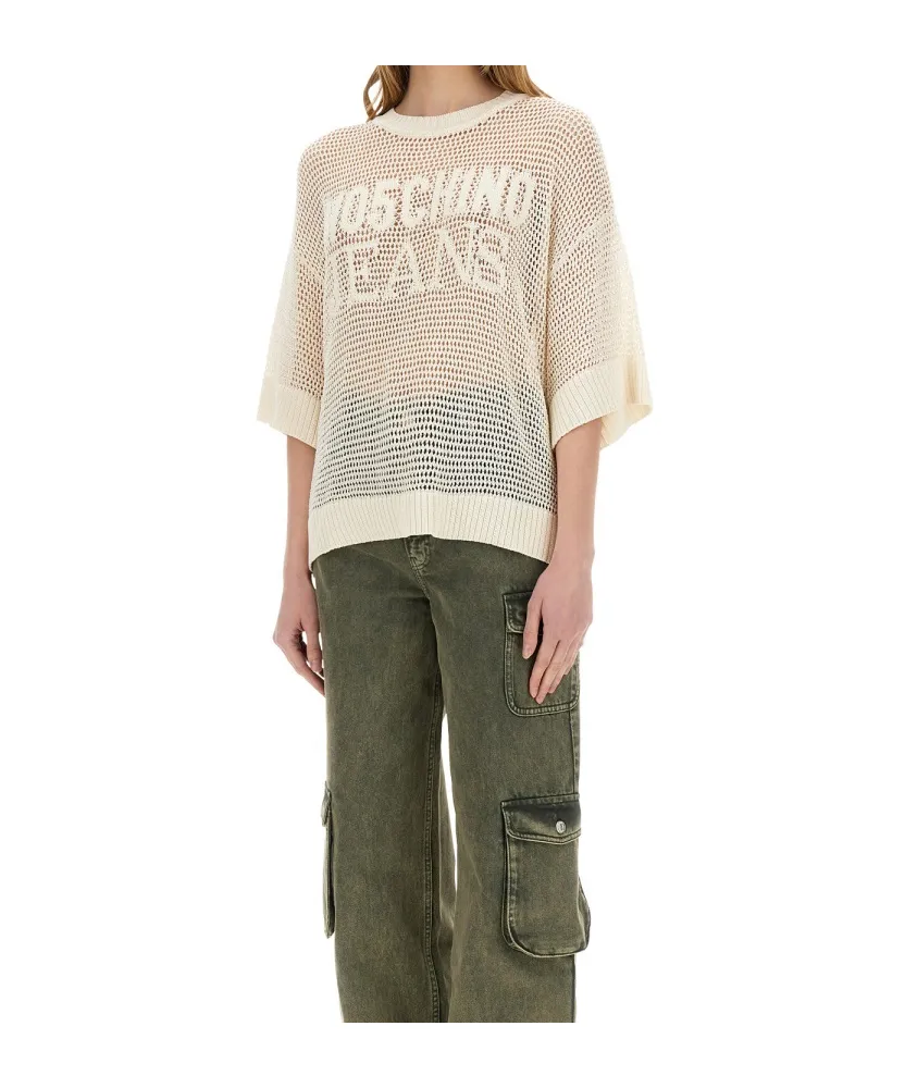Mesh Shirt With Logo
