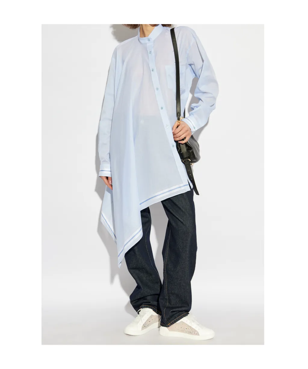 Asymmetrical Hem Shirt