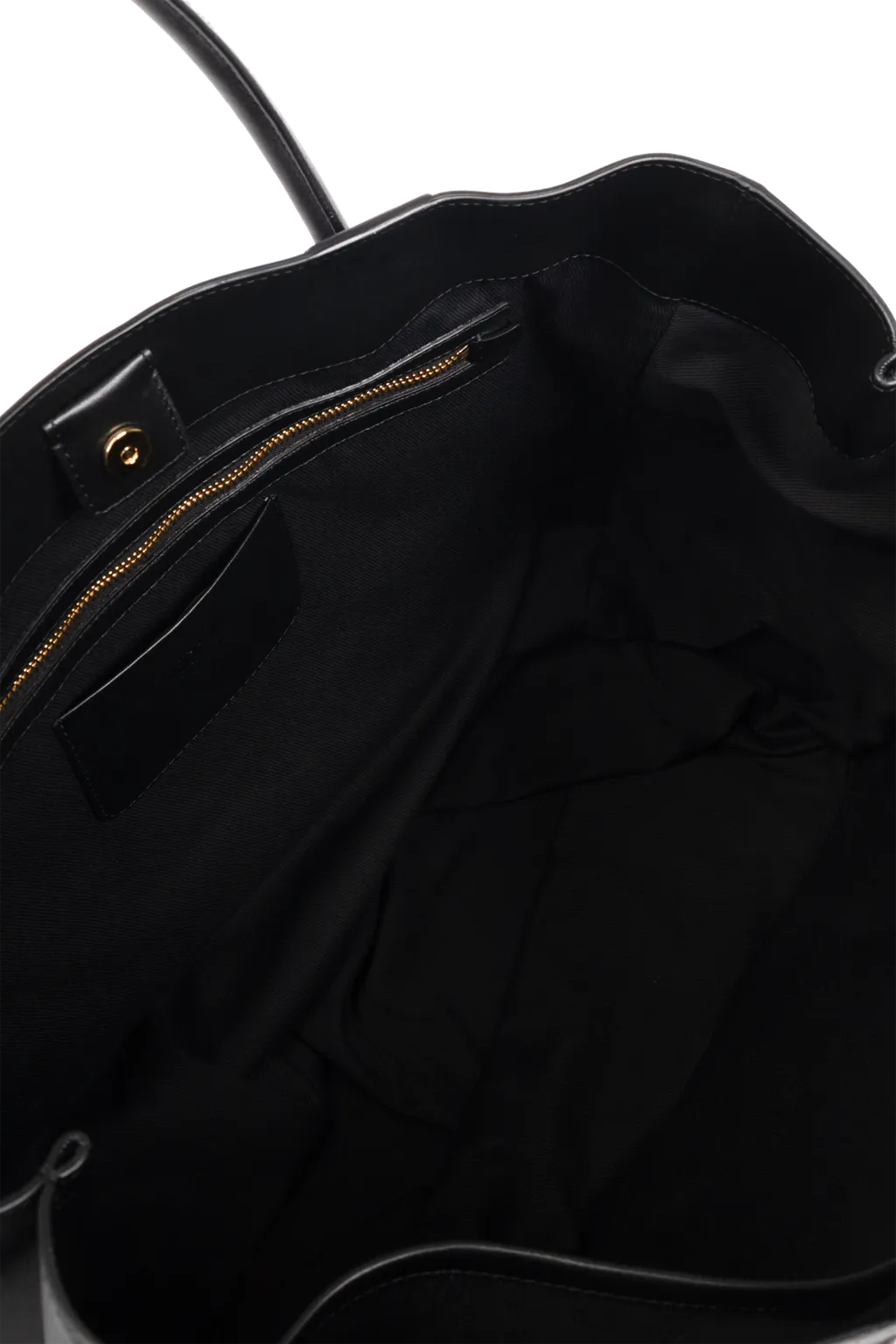 Logo Embossed Zipped Shopper Bag