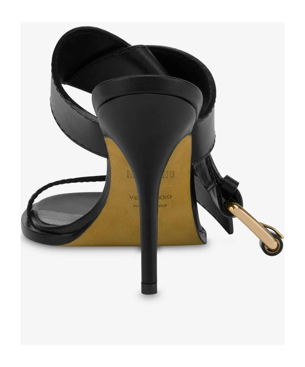 Decorative Buckle Mules