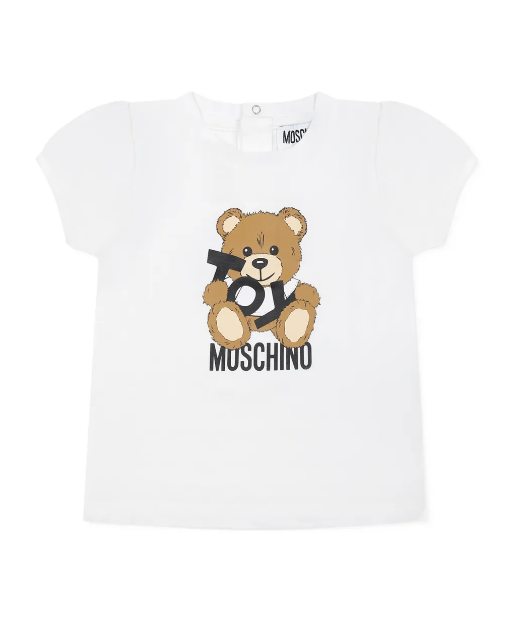 Leo Teddy-Print T-Shirt