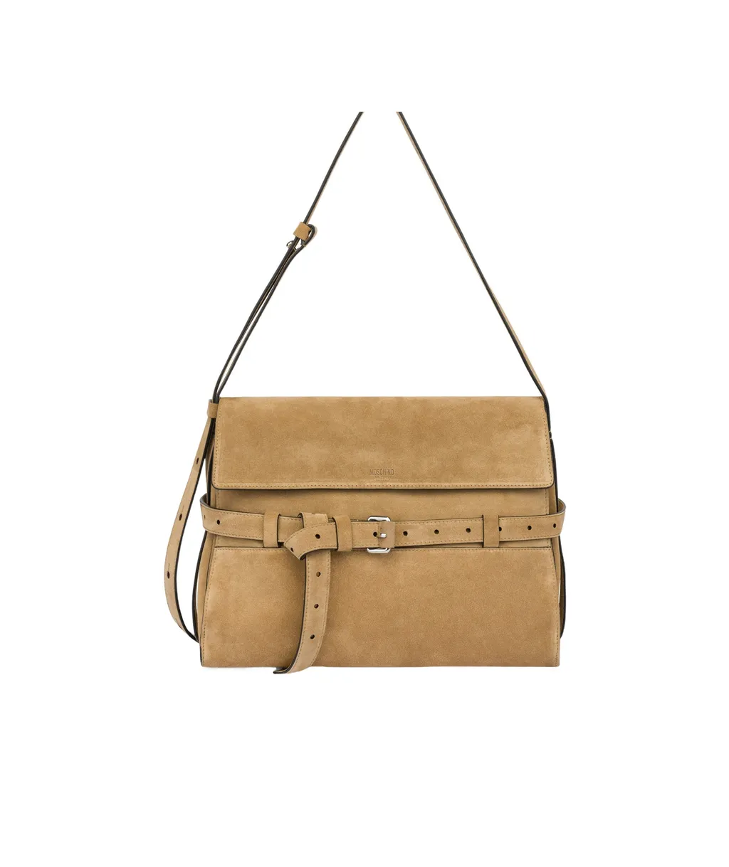 Tie Me Buckle Detailed Shoulder Bag