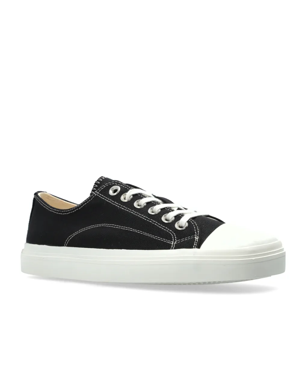 Square-Toe Low-Top Sneakers