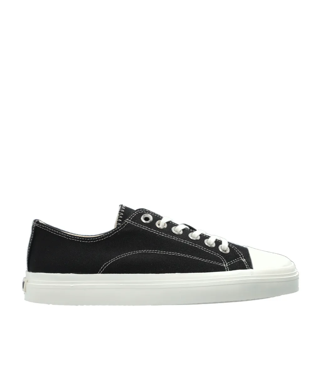 Square-Toe Low-Top Sneakers