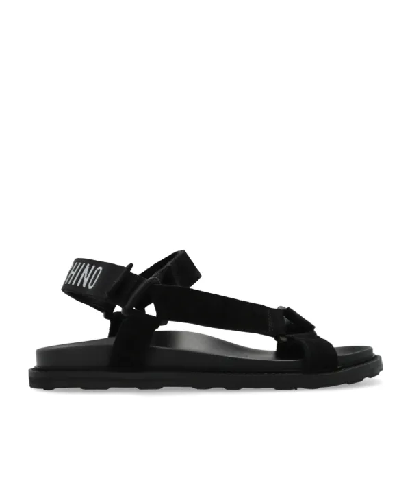 Logo-Jacquard Touch-Strap Fastened Sandals