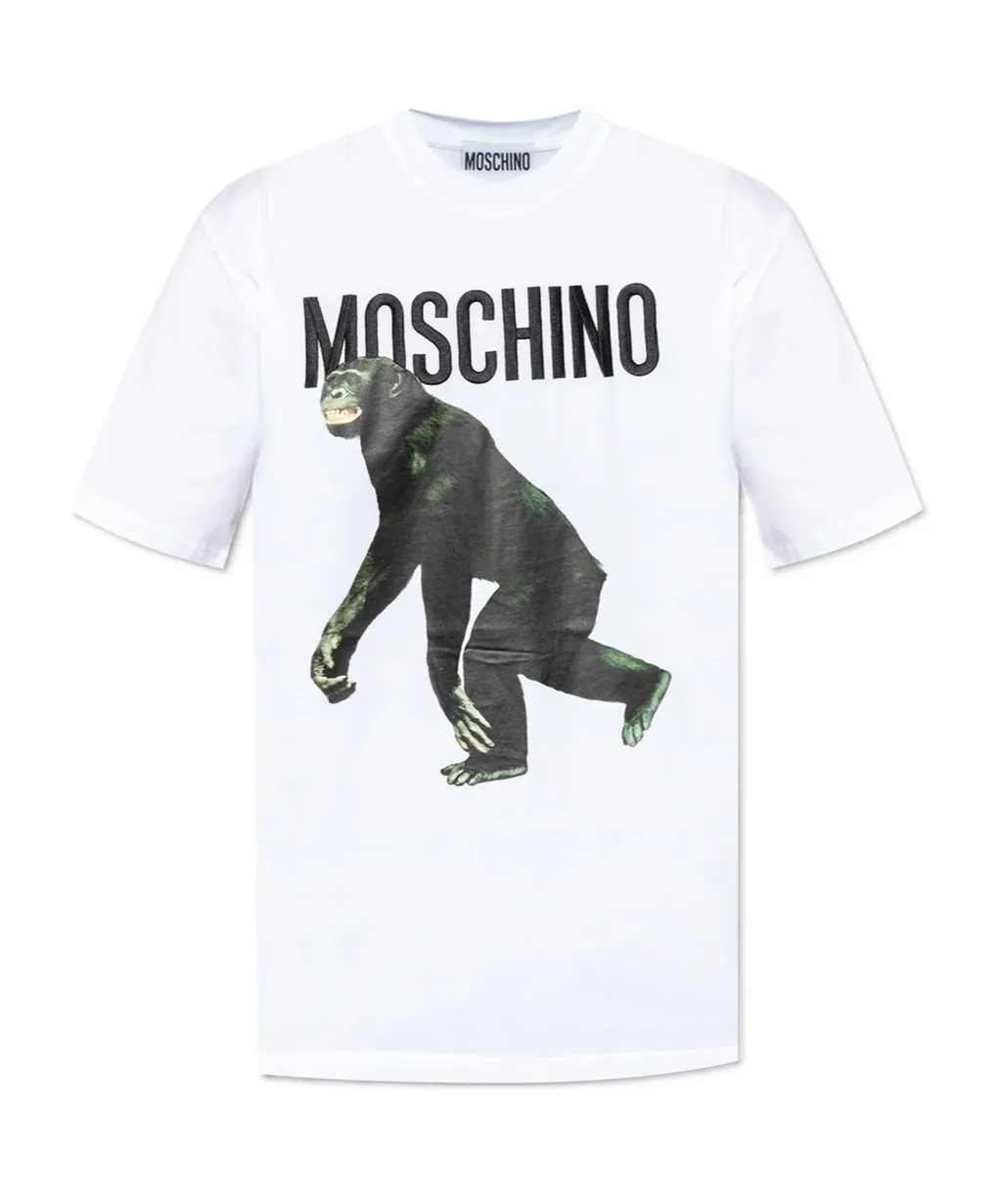 Moschino Monkey Print T-Shirt