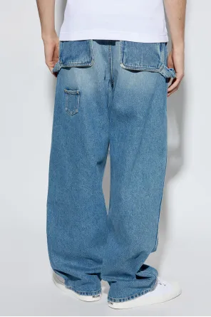 Panelled Straight-Leg Jeans