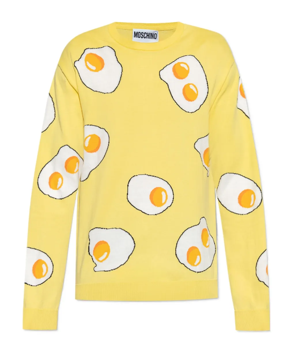 Logo Intarsia Crewneck Jumper