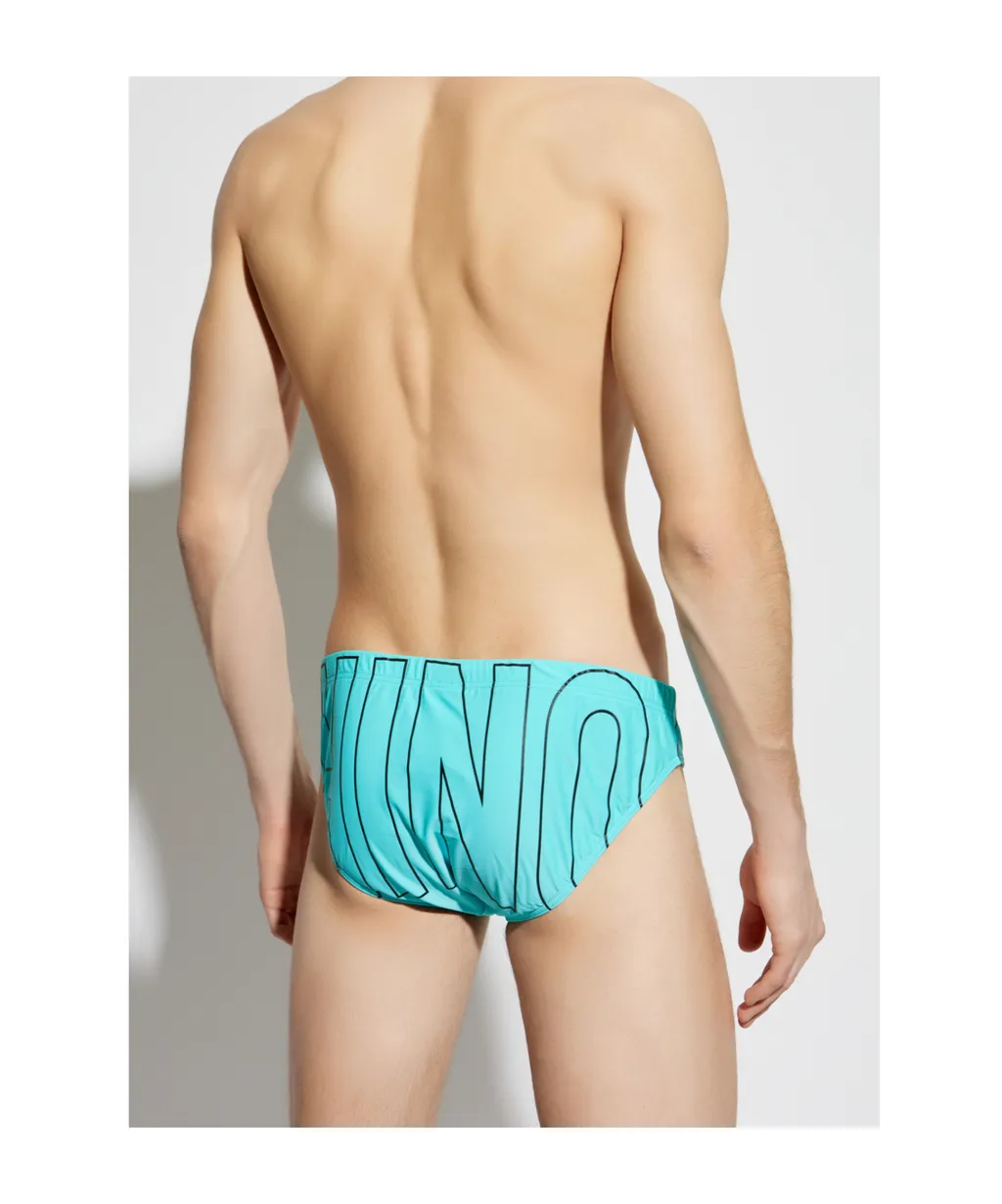 Logo Print Swimming Trunks